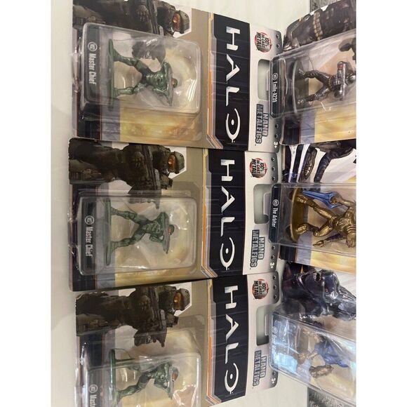 Halo Nano Metalfigs 100% Die Cast Metal Set 6 - Picture 5 of 7